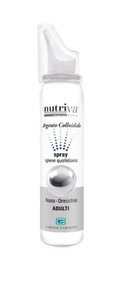 Nutriva Argento Colloidale Spray Naso Orecchio 100ml Adulti