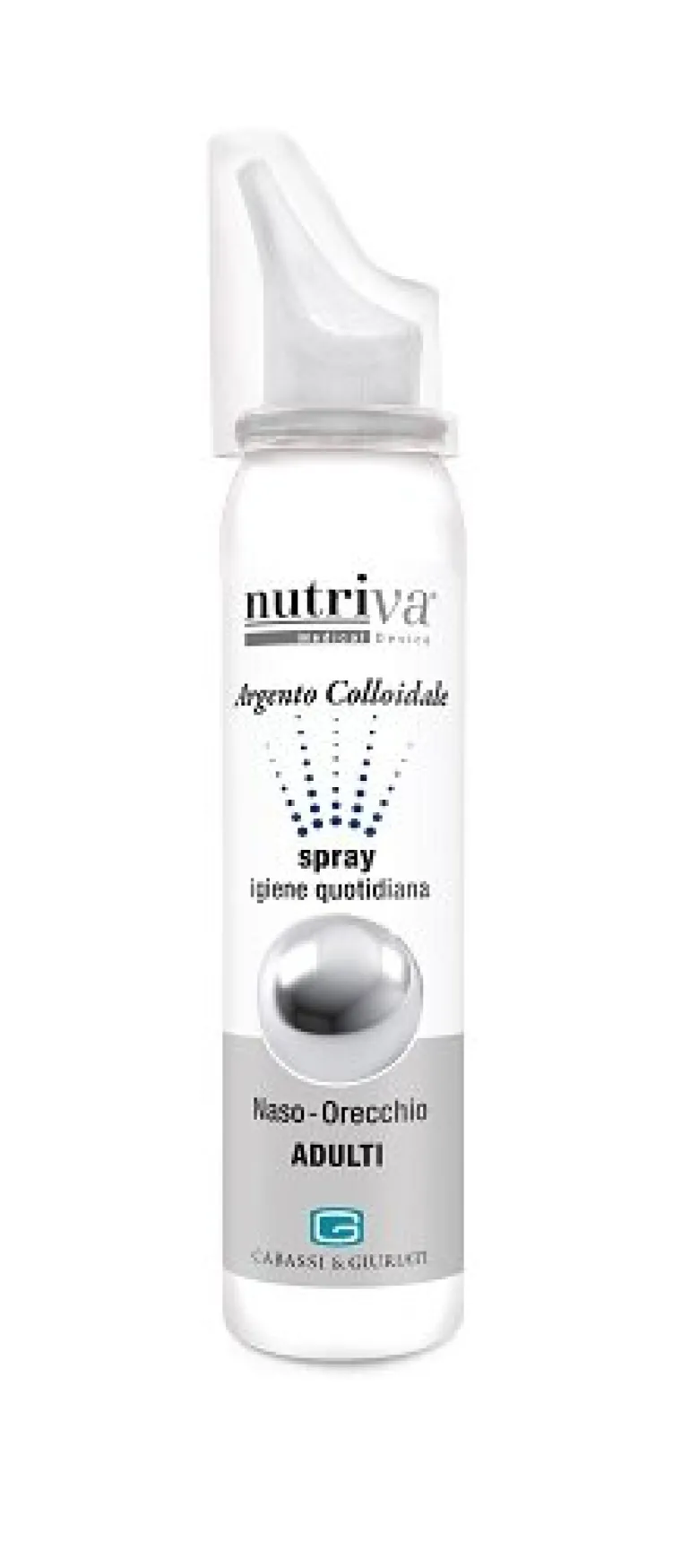 Nutriva Argento Colloidale Spray Naso Orecchio 100ml Adulti
