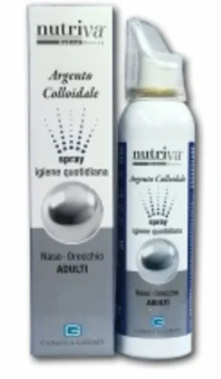 Nutriva Argento Colloidale Spray Naso Orecchio 100ml Adulti
