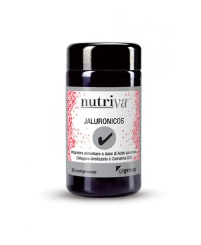 Nutriva Jaluronicos 30 compresse per favorire il fisiologico trofismo dei tessuti