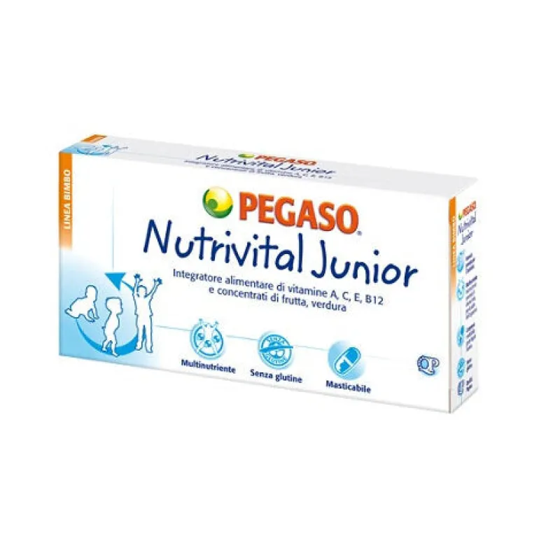 Nutrivital Junior Multivitaminico Multinutriente con Vitamine 30 Compresse