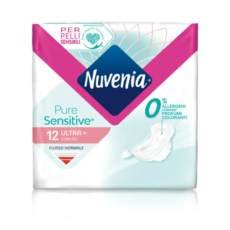 Nuvenia Pure Sensitive Ultra assorbenti con ali 12 pezzi