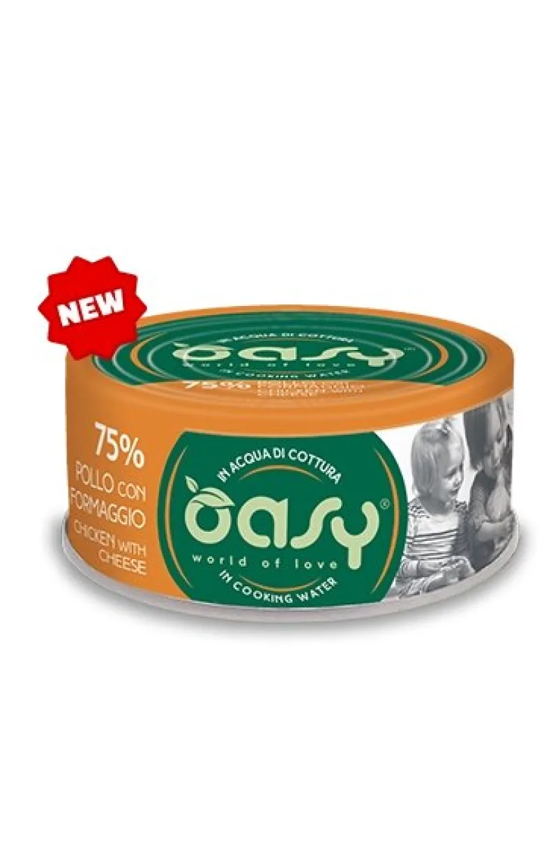 Oasy More Love Gatto Pollo con Formaggio 70g
