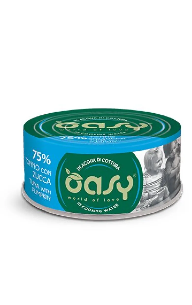 Oasy Wet Cat More Love Tonno Con Zucca 70g