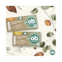 O.b. Assorbenti Interni Organic Super 100% Cottone Biologico 16 Tamponi color White