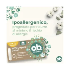 Ob Pro Comfort Organic Normal 16 Tamponi