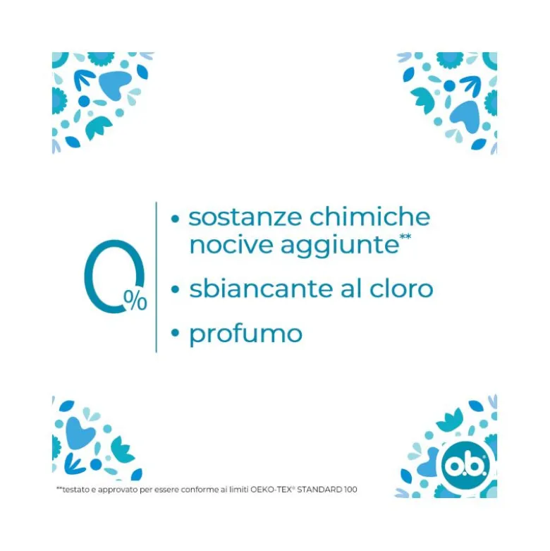 O.B. Super Plus Pro Comfort per flusso molto intenso 16 pezzi