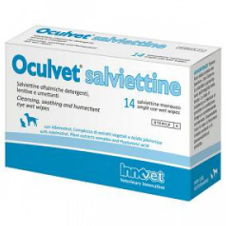Oculvet salviettine oftalmiche ad azione lenitivi e detergente14 salviettine monouso