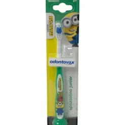Odontovax Spazzolino Junior 3+ Anni Verde Minions 1 Pezzo