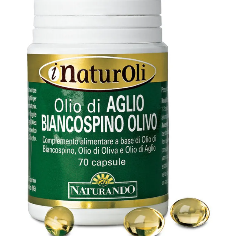 Olio di Aglio Biancospino Olivo 70 perle