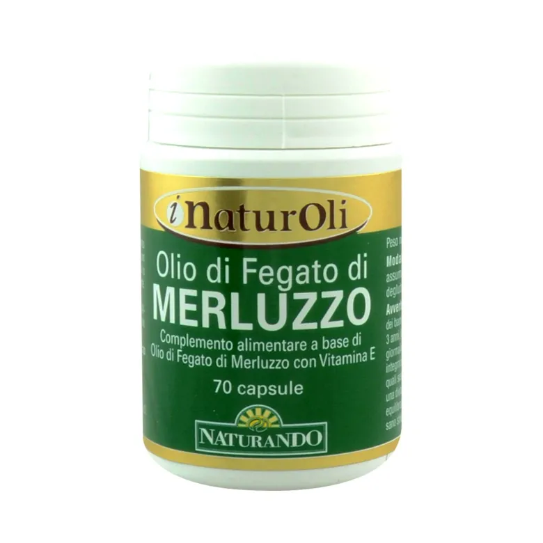 Olio di Fegato di Merluzzo 70 Capsule