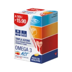 Omega 3 Act utile per la funzione cardiaca 60 perle da 540g