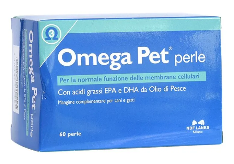 Omega Pet perle Mangime complementare per cani e gatti 60 perle