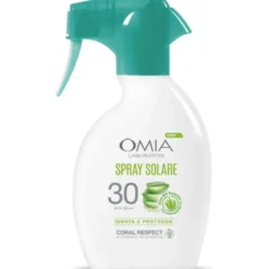 Omia Spray Trigger Solare Adulti Coral Safe Aloe Salento SPF30 200ml