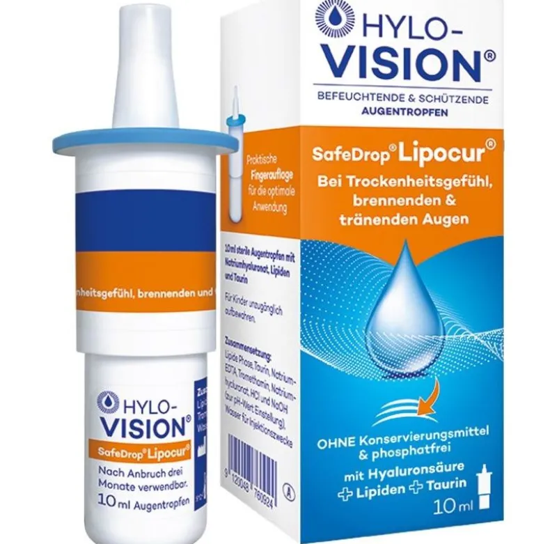 Omnivision Hylovision Safe Drop Lipocur collirio idratante e protettivo 10ml