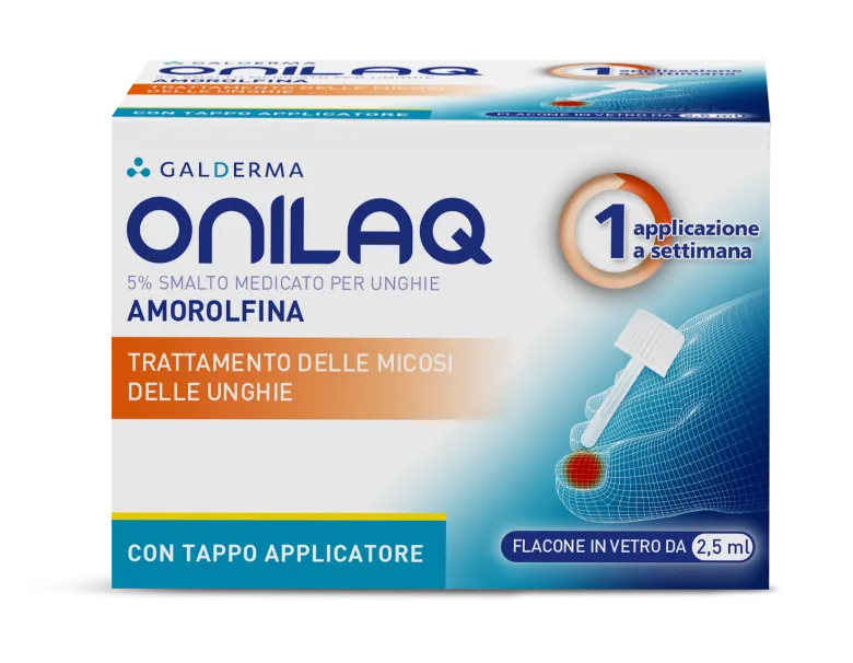 Onilaq Smalto medicato trattamento onicomicosi delle unghie 2,5ml