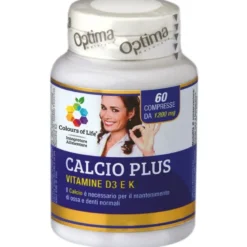 Optima Colours of Life Calcio Plus integratore alimentare utile per le ossa e per i denti 60 capsule