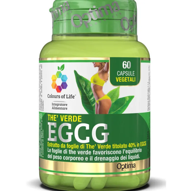 Optima Colours of Life Integratore Thè Verde EGCG 60 capsule