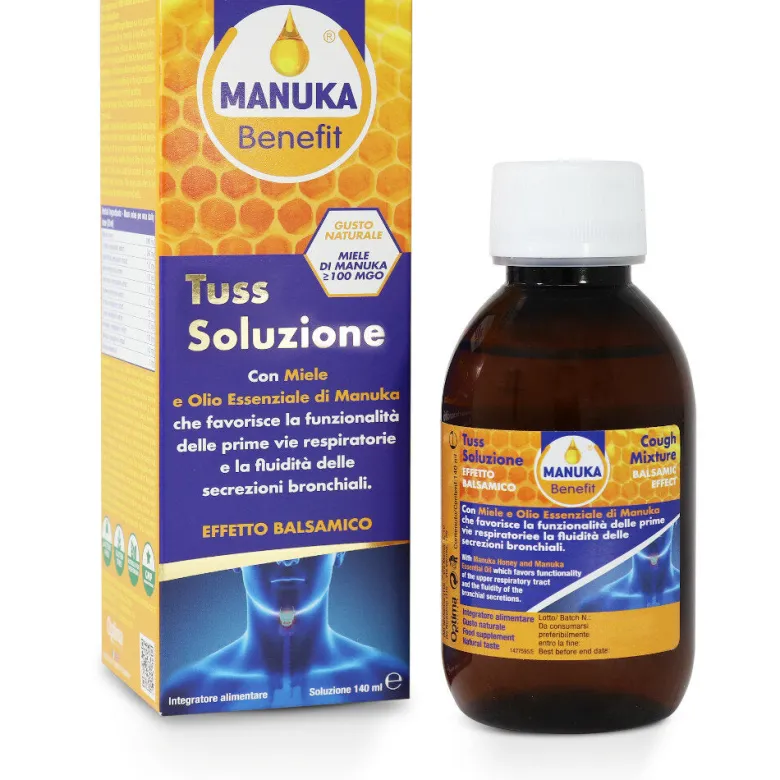 Optima Manuka Benefit Flu Tuss Soluzione 140ml