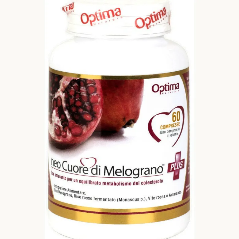 Optima Neo Cuore di Melograno Plus per il metabolismo del colesterolo 60 compresse