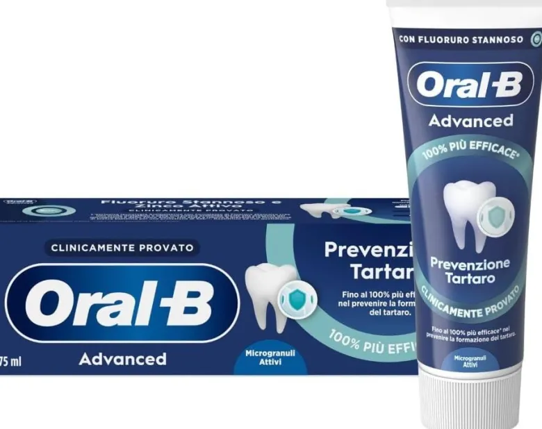 Oral-B Advanced Prevenzione Tartaro Microgranuli Attivi 75 ml