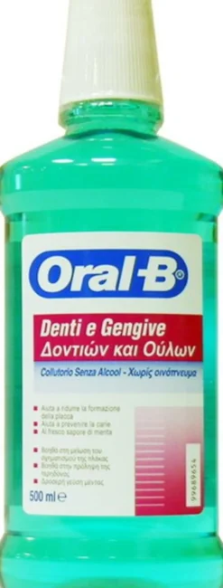 Oral-B Denti e Gengive Collutorio Senza Alcool 500ml