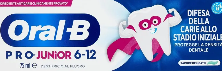 Oral-B Dentifricio Junior 6-12 Anni 75 ml