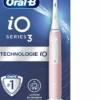 Oral-B iO 3S Spazzolino Elettrico Ricaricabile Rosa + 1 Testina di Ricambio