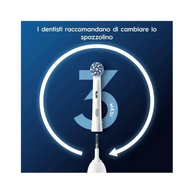 Oral-B Power Refill EB60-3 Sensitive Clean 3 Testine Di Ricambio