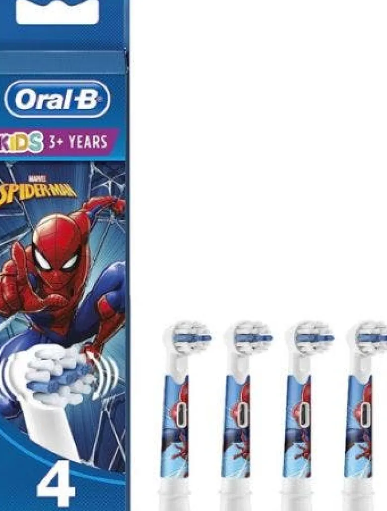 Oral-B Power Refill Eb10 Spiderman 4 Pezzi