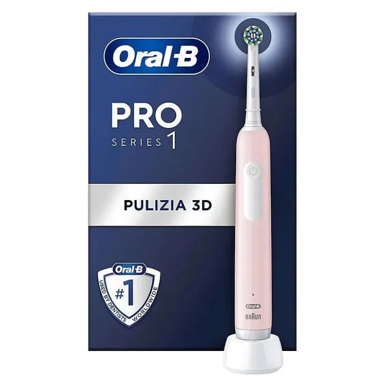 Oral-B Pro Series 1 Spazzolino Elettrico Rosa + 1 Testina Di Ricambio