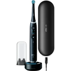 Oral-B Spazzolino Elettrico iO 10 Nero + 1 Testina + 1 Custodia + 1 Caricatore