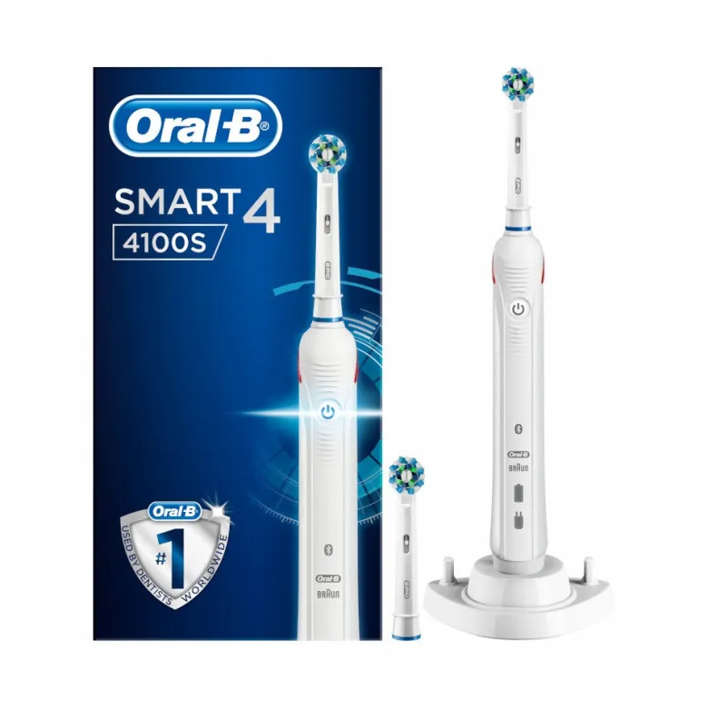 Oral-B Spazzolino Elettrico Ricaricabile Smart 4. 4100S Bianco