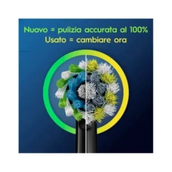 Oral-B Testine Di Ricambio Pro Cross Action Black 5 Pezzi