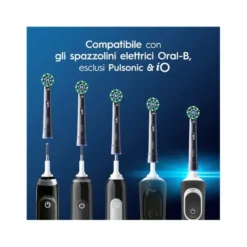 Oral-B Testine Di Ricambio Pro Cross Action Black 5 Pezzi