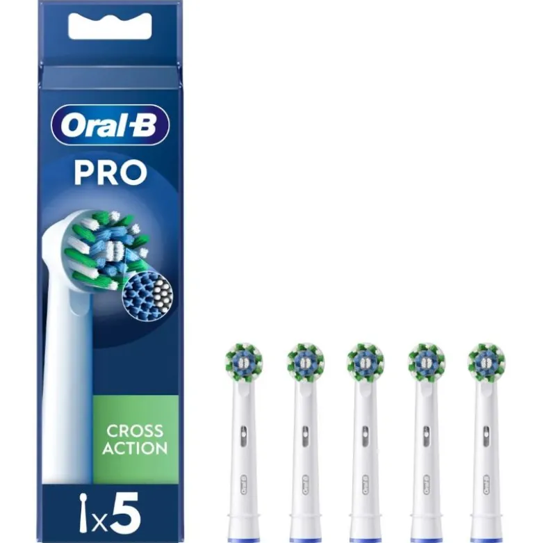 Oral-B Testine Di Ricambio Pro Cross Action 5 Pezzi