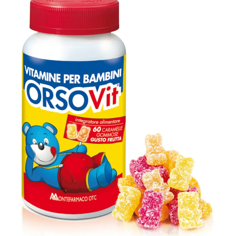 Orsovit integratore di Vitamine per bambini 60 caramelle gommose