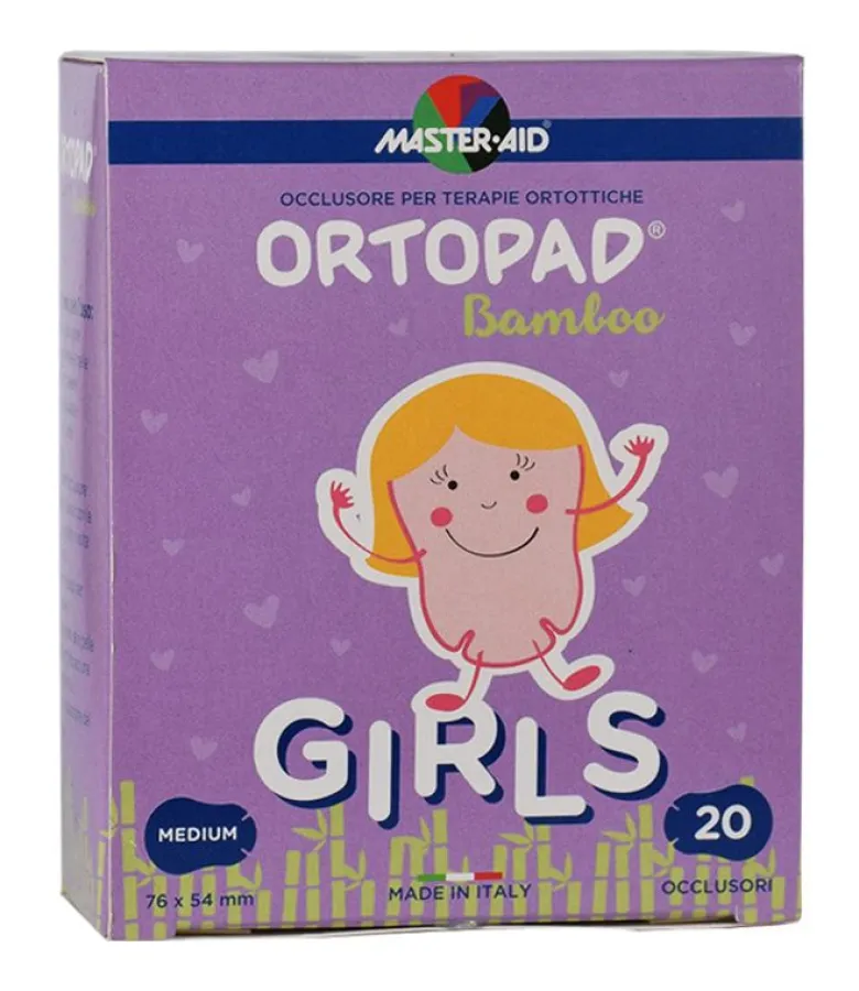 Ortopad Girls Bamboo Medium 20 pezzi dim. 76x54mm