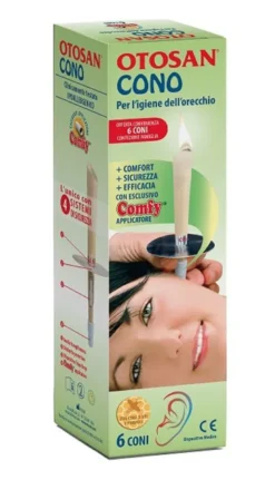 Otosan Cono Igiene Orecchio+Propoli 6 pz Pulizia Naturale