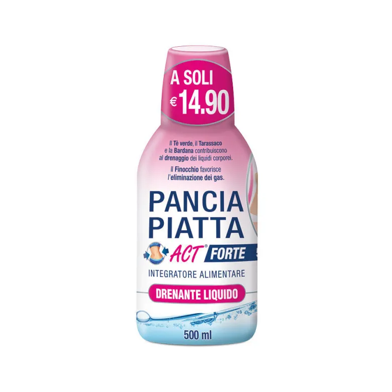 Pancia Piatta Act Forte Drenante liquido 500ml