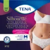 Pannolone a Mutandina Assorbente Tena Silhouette Plus White Medium 12 Pezzi