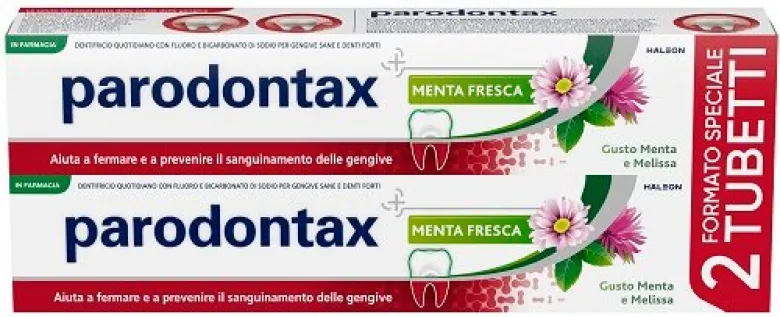 Parodontax Menta Fresca Dentifricio 2x75ml