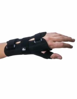 Pavis P-Fix + Polsiera Steccata Sinistra Con Supporto Pollice Colore Nero Taglia S Cod. 134