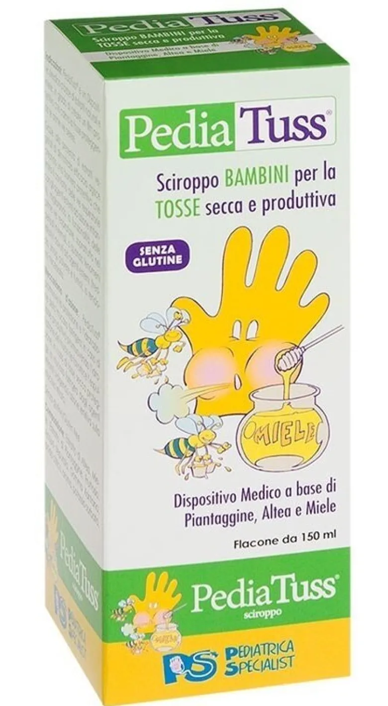 Pediatrica PediaTuss Sciroppo utile per le vie respiratorie 150ml