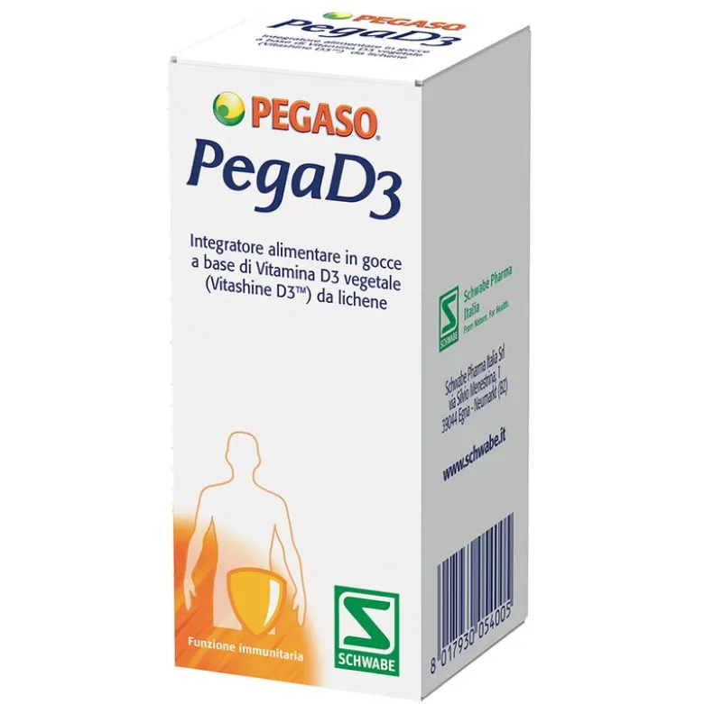 Pegad3 integratore vitamina D per le difese immunitarie ossa e denti
