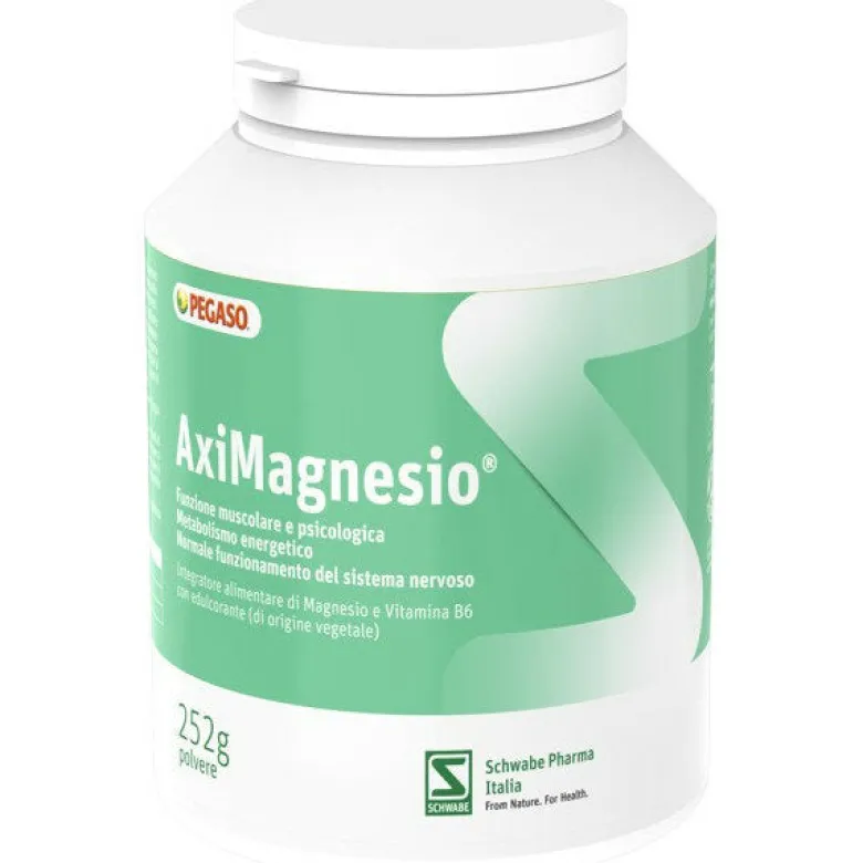 Pegaso Aximagnesio integratore in polvere per una funzione muscolare e psicologica 252g