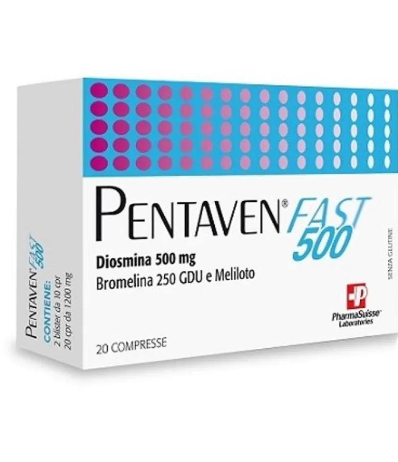 Pentaven Fast 500 utile per la circolazione 20 compresse