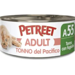 Petreet Adult Tonno Del Pacifico Con Fagiolini Per Gatti Lattina 70g