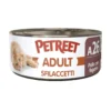 Petreet Natura Sfilaccetti di Pollo con Fegatini alimento umido per gatti adulti 70g