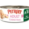 Petreet Tonno Rosa Con Spinaci Cibo Umido Per Gatti Adulti Lattina 70g